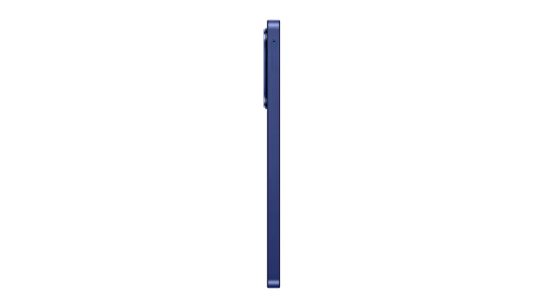 Left profile view of the smartphone showing the camera bump Left profile view of the smartphone showing the camera bump