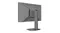 Three-quarter rear view of the TCL G64 monitor showing the sculpted back housing Three-quarter rear view of the TCL G64 monitor showing the sculpted back housing