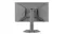 Straight rear view of the 27-inch monitor featuring a symmetrical geometric back panel Straight rear view of the 27-inch monitor featuring a symmetrical geometric back panel
