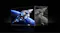Promotional graphic showing a spacecraft image transitioning from grayscale to vivid colour Promotional graphic showing a spacecraft image transitioning from grayscale to vivid colour