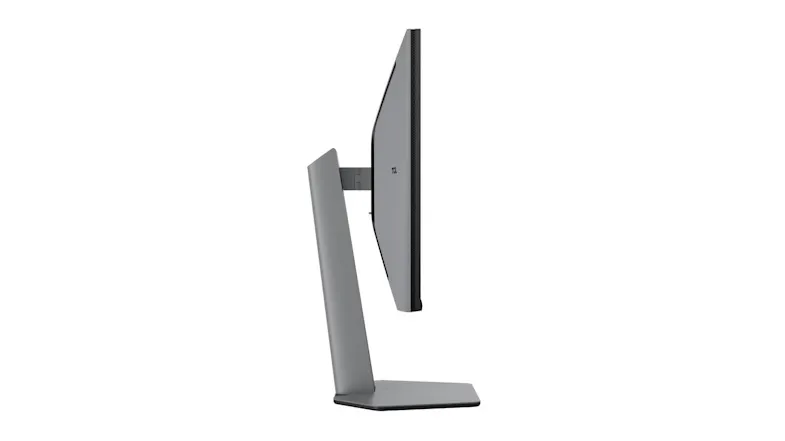Side profile of the TCL G64 monitor, emphasising the thin display panel and clean rear housing Side profile of the TCL G64 monitor, emphasising the thin display panel and clean rear housing