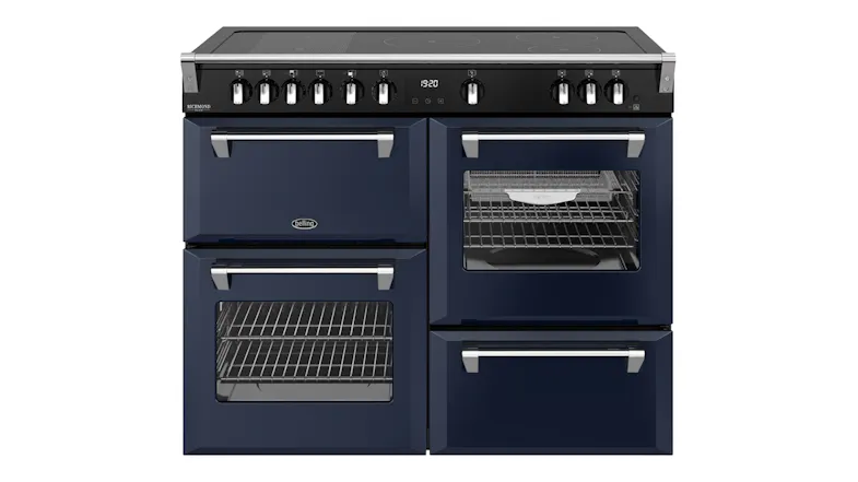 A full view of the Belling 110cm Freestanding Oven with 5 Zone Induction Cooktop A full view of the Belling 110cm Freestanding Oven with 5 Zone Induction Cooktop