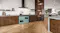 A view of the cooker integrated in a beautiful kitchen A view of the cooker integrated in a beautiful kitchen