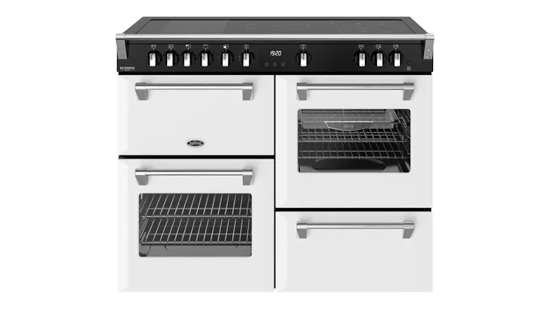 A full view of the Belling 110cm Freestanding Oven with 5 Zone Induction Cooktop A full view of the Belling 110cm Freestanding Oven with 5 Zone Induction Cooktop