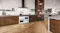 A view of the cooker integrated in a beautiful kitchen A view of the cooker integrated in a beautiful kitchen