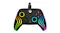 Black Turtle Beach Afterglow Wave wired Xbox controller featuring vibrant, colourful RGB LED light strips on the grips Black Turtle Beach Afterglow Wave wired Xbox controller featuring vibrant, colourful RGB LED light strips on the grips