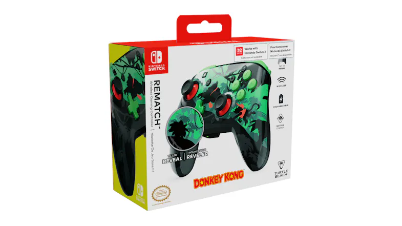 A product box for the Turtle Beach Rematch wireless controller A product box for the Turtle Beach Rematch wireless controller