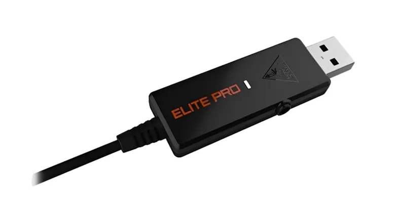 Turtle Beach Elite Pro A.M.P. with USB connector for enhanced headset audio performance Turtle Beach Elite Pro A.M.P. with USB connector for enhanced headset audio performance