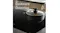 Lidded pot on a black induction cooktop, demonstrating cookware detection technology Lidded pot on a black induction cooktop, demonstrating cookware detection technology