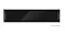 Black glass-front Neff N 90 Series 14cm Built-In Steam Drawer with deep black side trims Black glass-front Neff N 90 Series 14cm Built-In Steam Drawer with deep black side trims