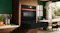 Open black Neff N 90 Series 14cm Built-In Steam Drawer installed below a matching oven in a modern kitchen Open black Neff N 90 Series 14cm Built-In Steam Drawer installed below a matching oven in a modern kitchen