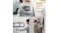 Three-step TV wall mount installation guide showing bracket attachment, wall plate mounting, and TV hanging Three-step TV wall mount installation guide showing bracket attachment, wall plate mounting, and TV hanging