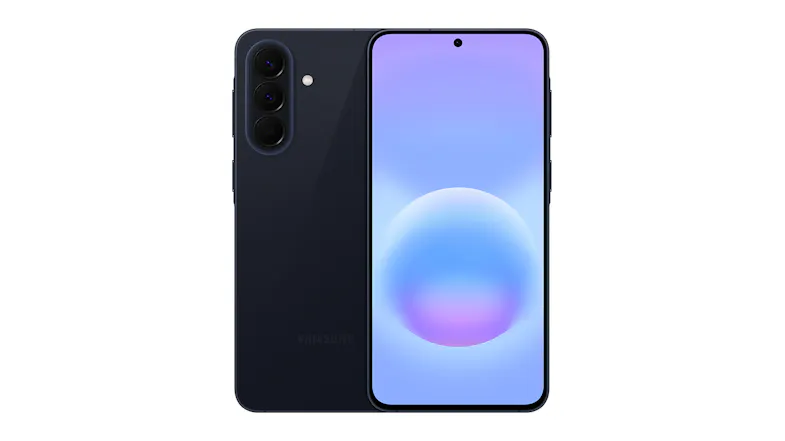 Samsung Galaxy A57 showcasing front and rear views Samsung Galaxy A57 showcasing front and rear views