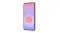 Front right view of the Galaxy A37 smartphone with abstract display Front right view of the Galaxy A37 smartphone with abstract display