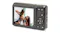 Back view of the digital camera with photo preview on screen Back view of the digital camera with photo preview on screen