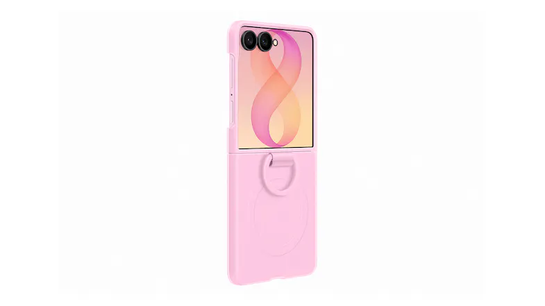 Angled side view of the case showcasing slim design Angled side view of the case showcasing slim design