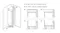 Technical line drawing illustrating ventilation options Technical line drawing illustrating ventilation options