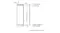 Dimensional diagram showing front panel overhang details Dimensional diagram showing front panel overhang details