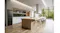 Mitsubishi Electric fridge freezer installed in a bright modern kitchen Mitsubishi Electric fridge freezer installed in a bright modern kitchen