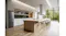 Mitsubishi Electric fridge freezer installed in a bright modern kitchen Mitsubishi Electric fridge freezer installed in a bright modern kitchen