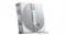 Angled side view highlighting a square window cleaning robot Angled side view highlighting a square window cleaning robot