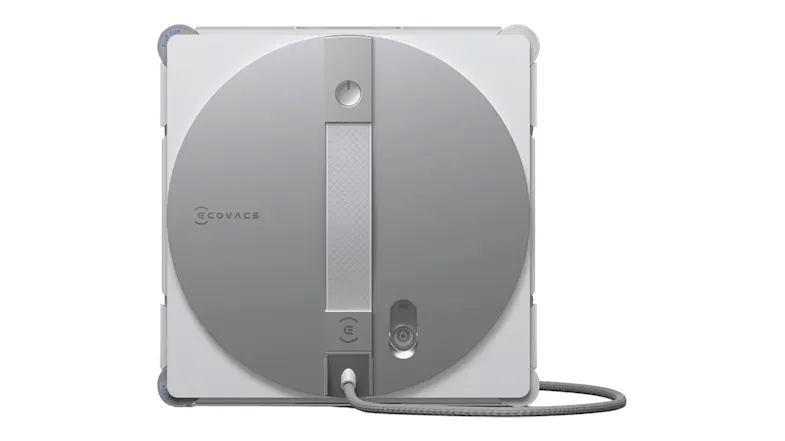 Front view featuring a square window cleaning unit with handle Front view featuring a square window cleaning unit with handle