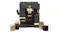 A front view of the machine with a couple of glasses of ready-made drinks A front view of the machine with a couple of glasses of ready-made drinks