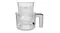 Clear Ninja Creami processing bowl with handle and nested container insert Clear Ninja Creami processing bowl with handle and nested container insert