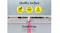 Air track surface highlighting anti-slip, waterproof, and formaldehyde-free materials with pink guide lines Air track surface highlighting anti-slip, waterproof, and formaldehyde-free materials with pink guide lines