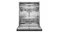 Front-facing view of the Fisher & Paykel dishwasher with the door open Front-facing view of the Fisher & Paykel dishwasher with the door open