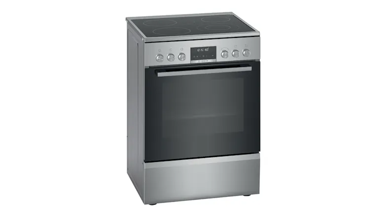 A Bosch Series 6 60cm Freestanding Oven with 4 Zone Ceramic Cooktop A Bosch Series 6 60cm Freestanding Oven with 4 Zone Ceramic Cooktop