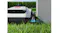 The lawn mower scanning a wall on its right side The lawn mower scanning a wall on its right side