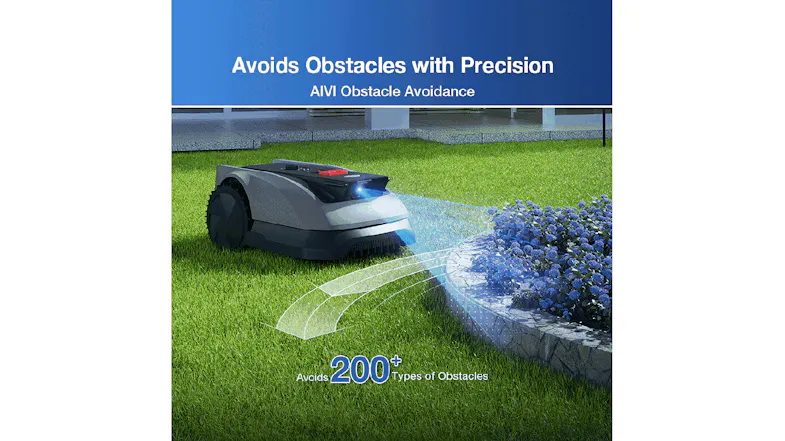 An infographic that showcases its AIVI obstacle avoidance An infographic that showcases its AIVI obstacle avoidance