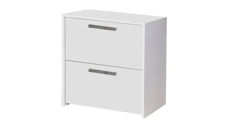 TSB Living Dual Drawer Lateral Filing Cabinet with brushed metal handles TSB Living Dual Drawer Lateral Filing Cabinet with brushed metal handles