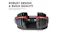 Adjustable dumbbell on a storage tray, highlighting its durable construction and multiple weight settings Adjustable dumbbell on a storage tray, highlighting its durable construction and multiple weight settings