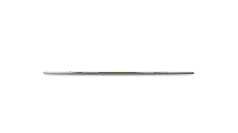 Full-length threaded steel barbell shaft Full-length threaded steel barbell shaft