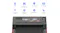Close-up of treadmill console with digital LCD screen and feature icons showing speed, remote control, and app Close-up of treadmill console with digital LCD screen and feature icons showing speed, remote control, and app