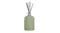 Front view showcasing a Moss St. reed diffuser with black sticks Front view showcasing a Moss St. reed diffuser with black sticks