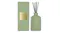 Moss St. French Pear & Freesia 100ml mini reed diffuser set with sage green bottle and matching packaging box Moss St. French Pear & Freesia 100ml mini reed diffuser set with sage green bottle and matching packaging box