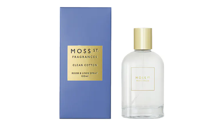A view of the Moss St. 100ml Room Fragrance A view of the Moss St. 100ml Room Fragrance