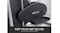 Large anti-slip pedals with guard walls on an exercise air bike to keep your feet secure Large anti-slip pedals with guard walls on an exercise air bike to keep your feet secure