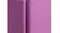 Detailed view of a pink tri-fold exercise mat showcasing stitched edges and padded foam design Detailed view of a pink tri-fold exercise mat showcasing stitched edges and padded foam design