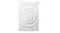 Side view of the Bosch Series 8 dryer featuring a concentric ring pattern Side view of the Bosch Series 8 dryer featuring a concentric ring pattern