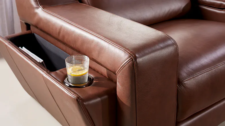 Pierce 3.5 Seater Leather Electric Recliner Sofa Pierce 3.5 Seater Leather Electric Recliner Sofa