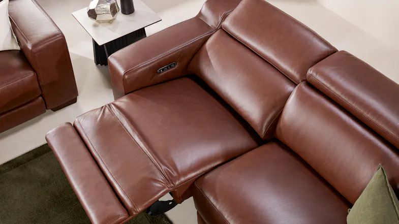Pierce 3.5 Seater Leather Electric Recliner Sofa Pierce 3.5 Seater Leather Electric Recliner Sofa
