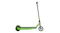 Side profile view of a green Razor E90 Electric Scooter with black wheels, a black deck, and a rear fender Side profile view of a green Razor E90 Electric Scooter with black wheels, a black deck, and a rear fender