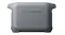 Rear view of Anker SOLIX portable power station with durable housing and integrated carry handles Rear view of Anker SOLIX portable power station with durable housing and integrated carry handles