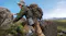 Backpacker climbing rocky terrain with a portable power station for reliable off-grid energy on the trail Backpacker climbing rocky terrain with a portable power station for reliable off-grid energy on the trail