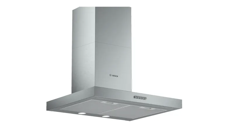 A view of the Bosch Series 2 60cm Non-Silent Wall Mounted Rangehood with Onboard Motor A view of the Bosch Series 2 60cm Non-Silent Wall Mounted Rangehood with Onboard Motor