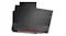Three-quarter product view of Bosch Series 8 90cm rangehood with black glass finish Three-quarter product view of Bosch Series 8 90cm rangehood with black glass finish